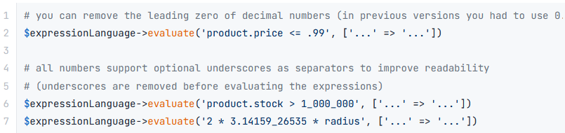 Composant ExpressionLanguage